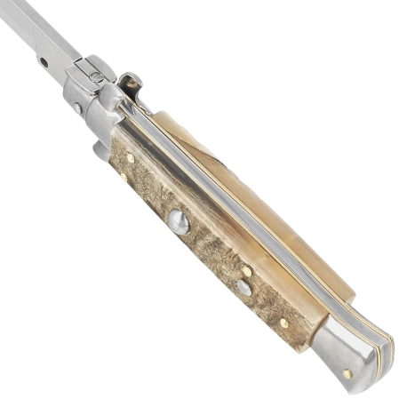 Nóż sprężynowy Frank Beltrame Stiletto Bayonet Ram Horn 23cm (FB 23/10B)