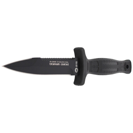 Nóż K25 Tactical Botero Boot Knife Black Rubber, Titanium Coated (31825)