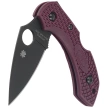Spyderco DragonFly 2 Sprint Run Burgundy FRN, TiCN Micro-Melt PD#1 by Sal Glesser Knife (C28BGBK2)