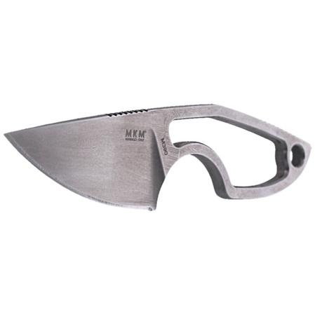 MKM Mikro 1 Naked Stainless Neck Knife, Stonewashed M390 by Jesper Voxnæs (MKMR01-N)