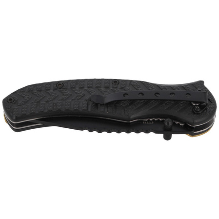 Herbertz Solingen Black-Gold Drop Point Pocket Knife (577713)