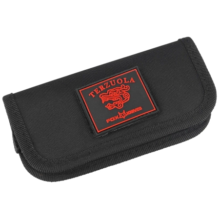 Fox Original Gangster LE No 341/350 Dark Matter Fat Carbon, Satin Elmax by Bob Terzuola Knife (FX-ATC-OG01 CFMC)