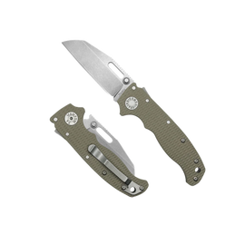 Demko AD20.5 Shark Foot Knife Coyote Tan G10, Stonewashed CPM 3V by Andrew Demko (205-3V-CTSF)