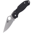Spyderco Para 3 G-10 Black PlainEdge Knife (C223GP)