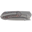 Remette RT-Meteor Knife Gray Titanium/Nebula Carbon Fiber, Pearlescent M390 (RTPT-A )