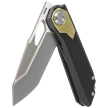 Remette RT-Peregrine Falcon Knife Brown/Gold Titanium, Hand Grinding Pearlescent M390 (RTT1-B)