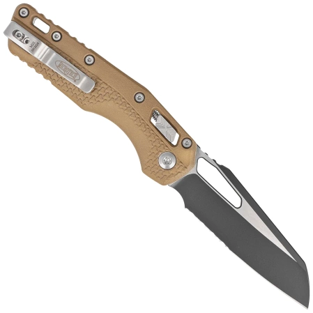 Microtech MSI S/E Ram-Lok Dark Earth Tri-Grip Polymer, Black P/S M390MK by Tony Marfione (210T-2PMDE)