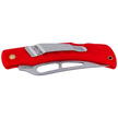 Mikov Crocodile Red ABS Folding Knife, Mirror Finish with Clip (243-NH-1/A CLIP/RED)