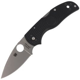 Spyderco Native 5 Black FRN Knife, Satin CPM S30V by Sal Glesser (C41PBK5)