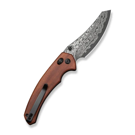 Nóż składany Civivi Sixgill Guibourtia Wood, Damascus by Gavko Knives (C24050-DS1)