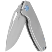 Nóż składany Kubey Tityus KB360A Gray Titanium, Bead Blasted 14C28N