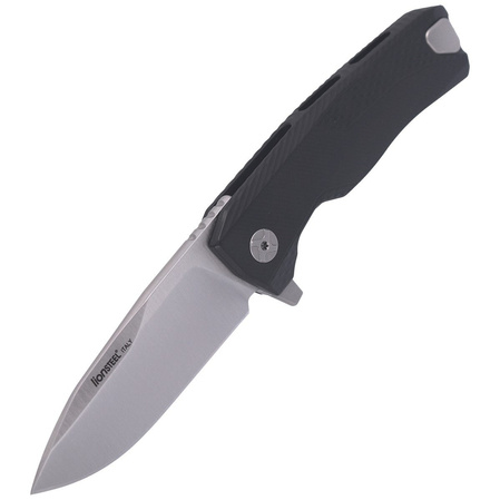 Nóż składany LionSteel ROK Black Aluminium, Satin M390 by Molletta (ROK A BS)