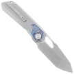 Remette RT-Peregrine Falcon Knife Gray/Thunder Lightning Titanium, Hand Fine Grinding Pearlescent M390 (RTT1-GX)
