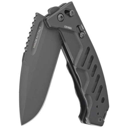 Extrema Ratio RAO C Black Aluminum Knife, Black MIL-C N690 (04.1000.0176/BLK/BLK)