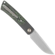 Nóż składany Reate Tribute Titanium/Zirconium/Jungle Wear Fat Carbon, Hand Satin M390 (TBT.CJW.SAT)