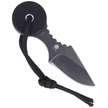 BlackFox Arrow, Black G10, Black Stonewashed by Tommaso Rumici Neck Knife (BF-753)