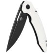 Bestech Knife Ornetta White G10, Black Stonewashed D2 by Kombou (BG50E)