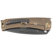 Medford Marauder-H T/E Bronze Titanium, Bronze HW/Clip, Black DLC S45VN by Greg Medford (MK045SPD-36A1-T1CP-BP)