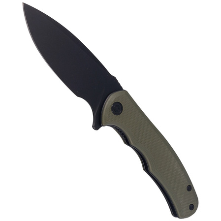 Civivi Praxis Knife Green G10, Black Stonewashed D2 (C18026C-1)