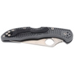 Spyderco Delica 4 FRN Gray Flat Ground PlainEdge Knife (C11FPGY)
