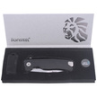 LionSteel ROK Knife Black Aluminum, Satin M390 by Molletta (ROK A BS)