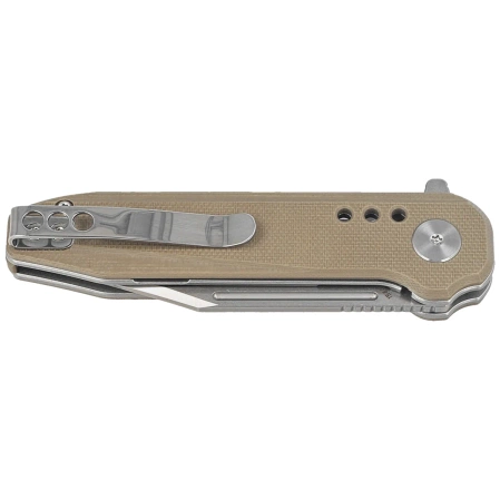 Bestech Syntax Beige CP G10, Stonewashed/Satin CPM 154CM by Todd Knife and Tool (BG41B)