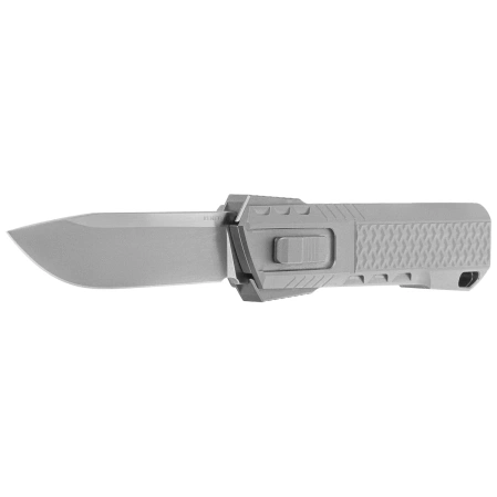 Nóż grawitacyjny Remette RT-Sharp Leopard Titanium, Manual Fine Grinding Pearlescent/Manual Wire Drawing M390 (ZL301A)