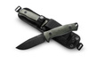 LionSteel Micarta Green Canvas, PVD / Stone Washed Sleipner (M5B CVG)