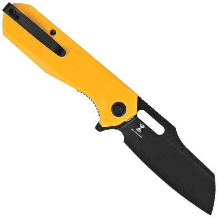 Nóż składany Kubey Atlas Yellow G10, Blackwashed 14C28N by Jelly Jerry (KU328E)