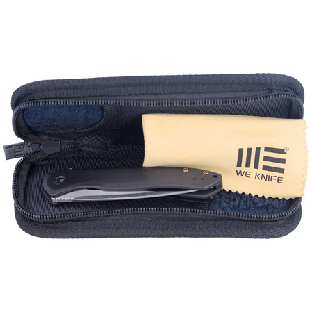 WE Knife Kitefin Black Titanium, Satin Finish CPM S35VN (2001G)