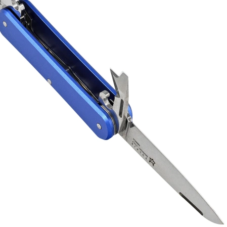 Scyzoryk Fox Vulpis F4 Sky Blue Aluminium, Polished N690Co (FX-VP130-F4 SB)