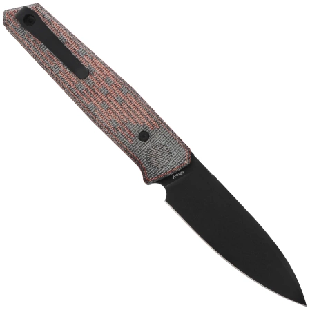 Nóż składany Reate PL-6 Red / Black Micarta, Black PVD Nitro-V (PL-6 RDBKM PVD)