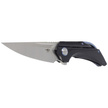 Nóż składany Bestech Vigil Black Titanium, Satin M390 by Kombou (BT2201C)