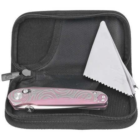 Bestech Mothus Purple Titanium, Satin by Hand M390 by Kombou Knife (BT2206E)