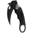 Fox The Skull Karambit Knife Black Aluminum, Black N690Co (FX-599 ALB-4)