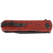 Kubey NEO Knife Red / Black Damascus G10, Blackwashed AUS-10 by Keanu Alfaro (KU371F)