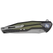 Nóż składany RikeKnife Tulay Integral Black G10/OD Green G10 Inlay, Satin 154CM (RK-TULAY-BOG)