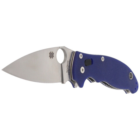 Spyderco Manix 2 G-10 Dark Blue CPM S110V Knife (C101GPDBL2)