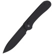 Nóż Knife CIVIVI Button Lock Elementum Black G10, Black Stonewashed (C2103A)