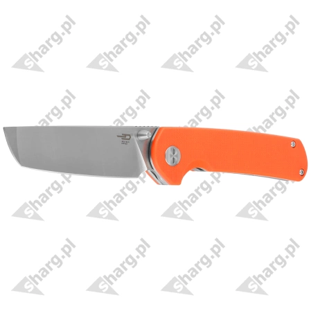 Bestech Sledgehammer Orange G10, Satin / Stonewashed D2 knife (BG31A-1)