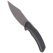 WE Knife Snick Gray Titanium / Marble Carbon Fiber, Gray Stonewashed CPM-20CV (WE19022F-2)