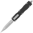 Nóż automatyczny OTF Microtech Dirac D/E Black Aluminium, Satin M390 by Tony Marfione (225-4)