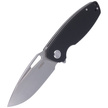 Nóż Kubey Knife Tityus, Black G10, Bead Blasted D2 (KU322A)