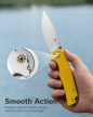 Sencut Praktisk Yellow G10, Satin 9Cr18MoV (S24019-2)
