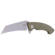 Nóż składany Kubey Anteater OD Green G10, Sandblasted D2 (KU212B)