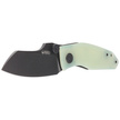 Kubey Knife Monsterdog Jade G10, Darkwashed 14C28N by Dmitry Osarenko (KU337C)