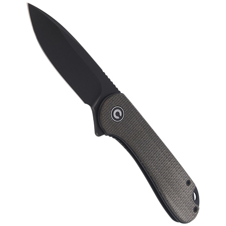 Nóż CIVIVI Elementum Flipper Green Micarta, Black Stonewashed (C907Z)