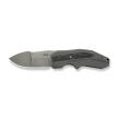 WeKnife Coral SLT Gray Titanium/Marble Carbon Fiber, Gray Stonewashed 20CV by Gustavo T. Cecchini (WE24044-2)