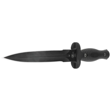 Spartan Blades George V14 Dagger D/E Black G10, Black PVD MagnaCut by Les George (SB27BKBKKYBK)