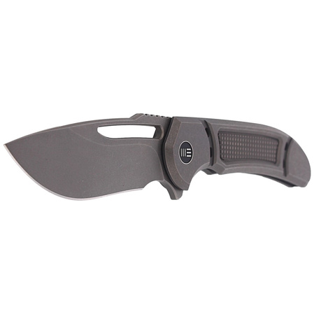 WE Knife Minax Gray Titanium, Gray Stonewashed CPM 20CV by Ferrum Forge (2007B)